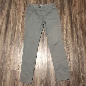 L'estrange London Pants Men's Medium Gray The 24 Hour Trouser Stretchy Casual